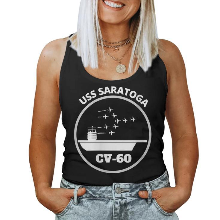 Womens Navy Aircraft Carrier Uss Saratoga  Women Tank Top Basic Casual Daily Weekend Graphic