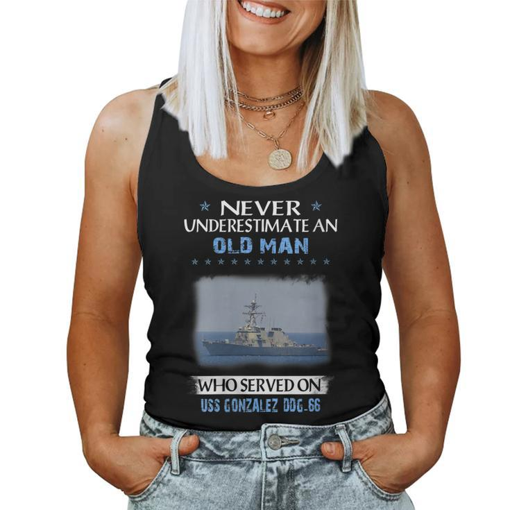 Womens Uss Gonzalez Ddg-66 Destroyer Class Veterans Day Father Day  Women Tank Top Basic Casual Daily Weekend Graphic