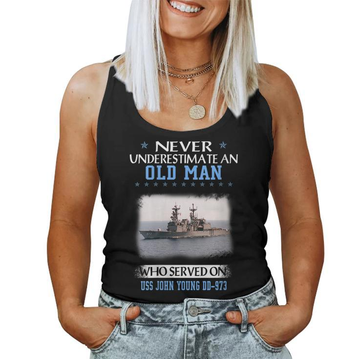 Womens Uss John Young Dd-973 Destroyer Class Veterans Father Day  Women Tank Top Basic Casual Daily Weekend Graphic