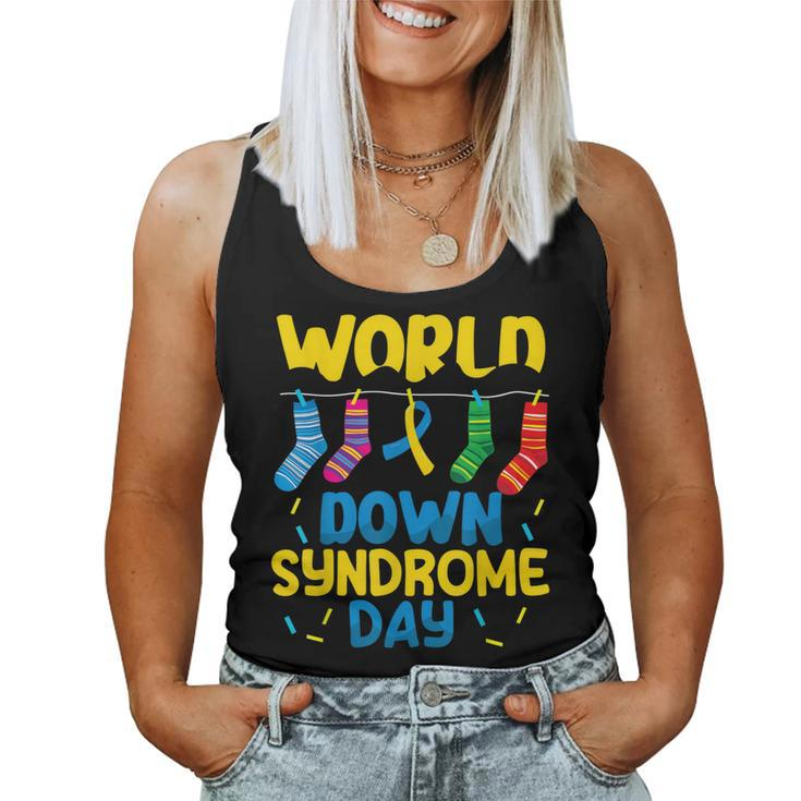 World Down Syndrome Day Awareness Socks Mens Womens Kids Women Tank Top