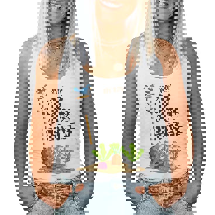 In My Hoe Phase Plants Lover Gardening And Planting Women Tank Top