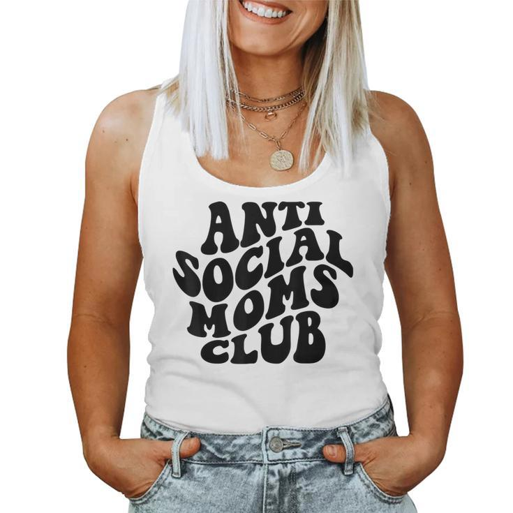 Retro Vintage Anti Social Moms Club Mom Life Women Tank Top
