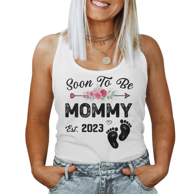 Soon To Be Mommy 2023 First Time Mom Pregnancy Women Tank Top