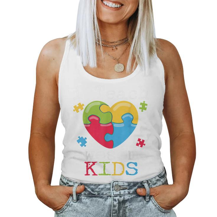 Special Education Teacher Sped Support Autism Women Tank Top
