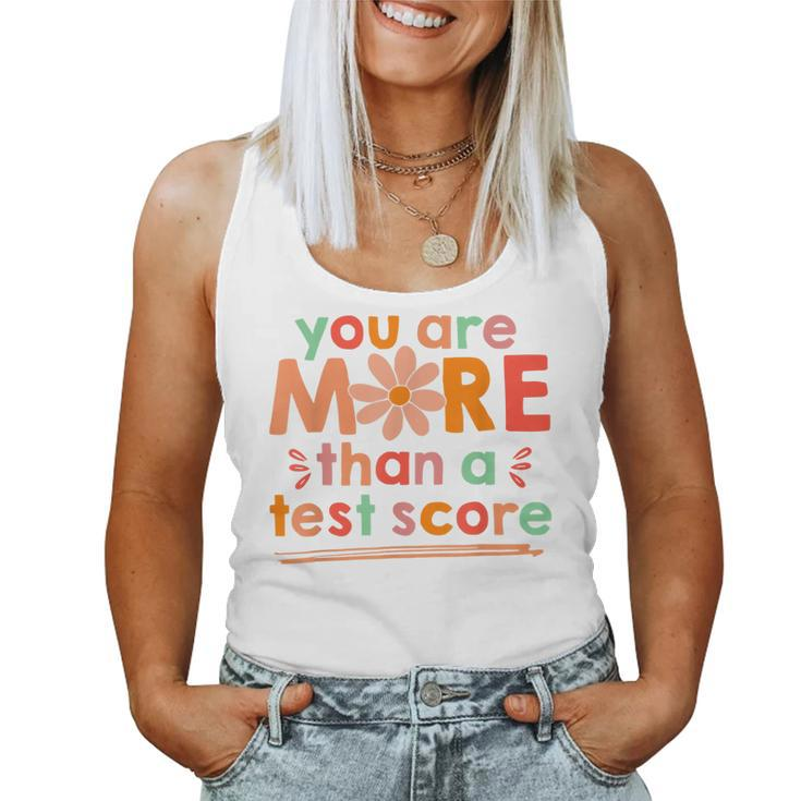 Test Day Teacher You Are More Than A Test Score Kids Women Tank Top