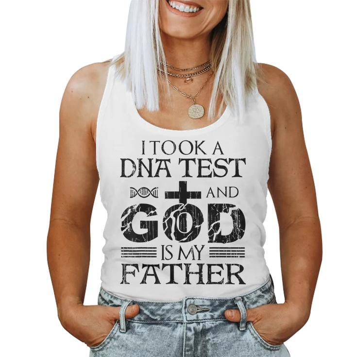 I Took A Dna Test And God Is My Father Jesus Christ Women Tank Top
