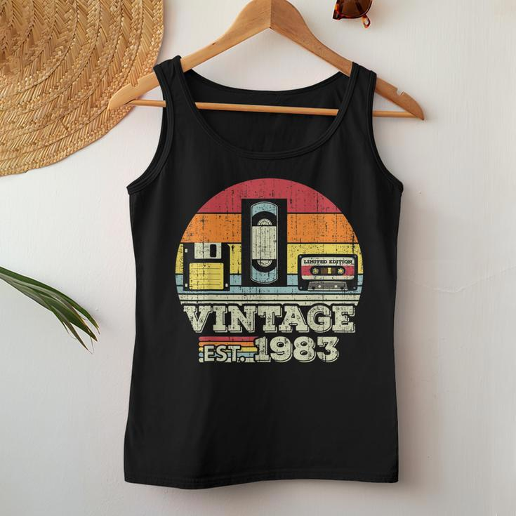 40 Year Old Vintage 1983 40Th Birthday For Women Men Women Tank Top Unique Gifts