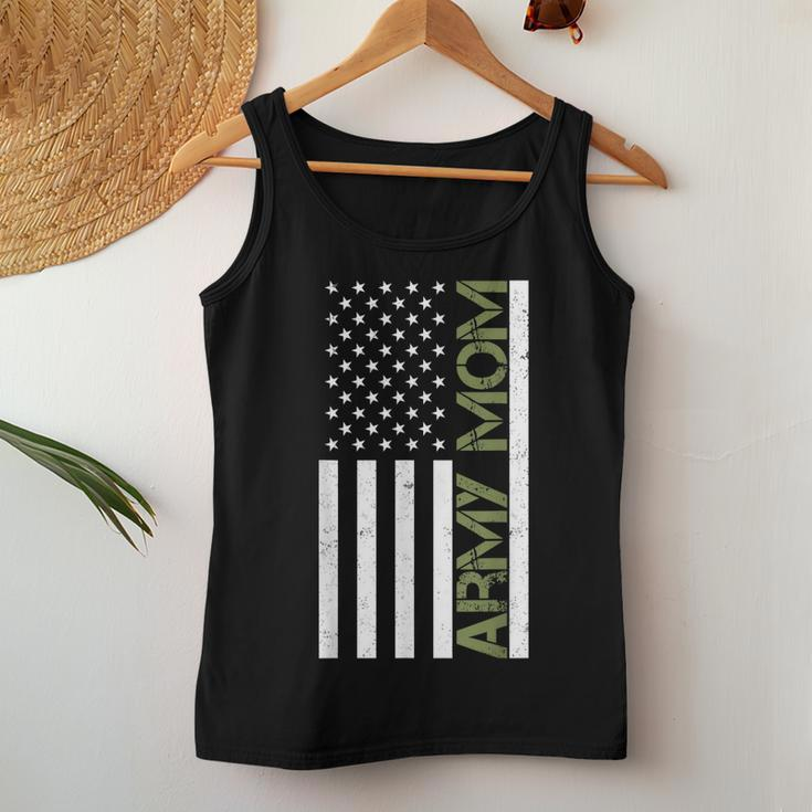 Army MomPride Military Mother American Flag Women Tank Top Unique Gifts