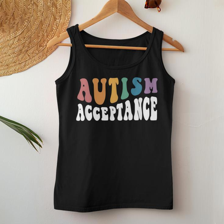 Autism Awareness Acceptance Special Education Teacher Gifts Women Tank Top Basic Casual Daily Weekend Graphic Funny Gifts