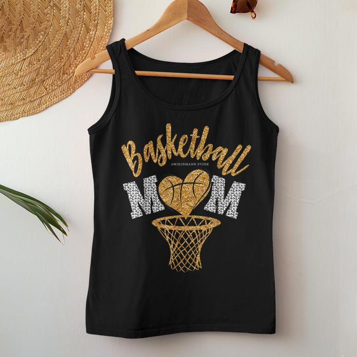 Basketball Mom Leopard Basketball Senior Mom 2023 Mother Day Women Tank Top Unique Gifts