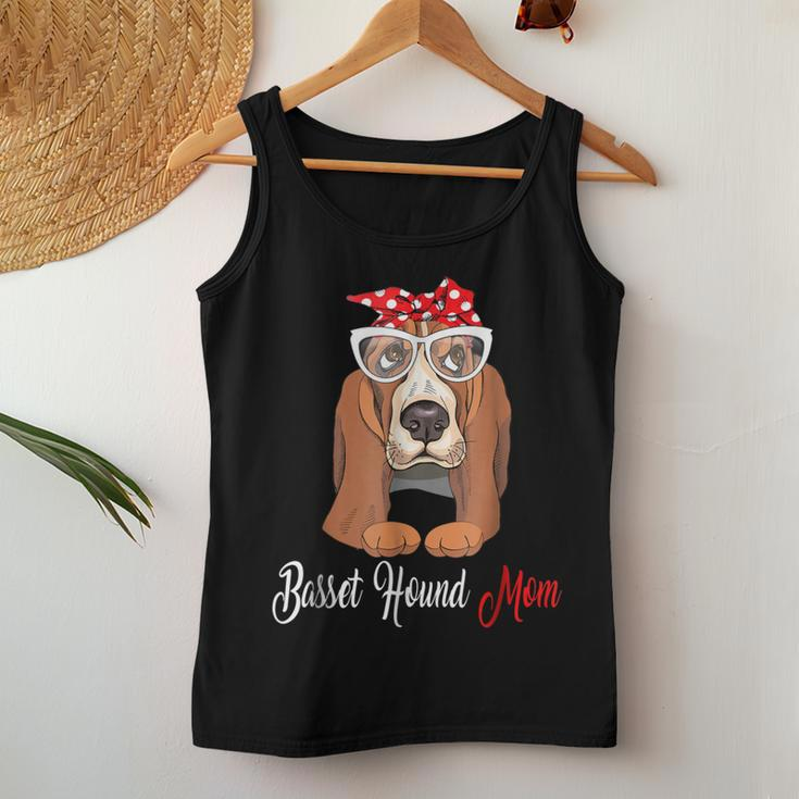 Basset Hound Mom Tshirt Birthday Outfit Women Tank Top Unique Gifts
