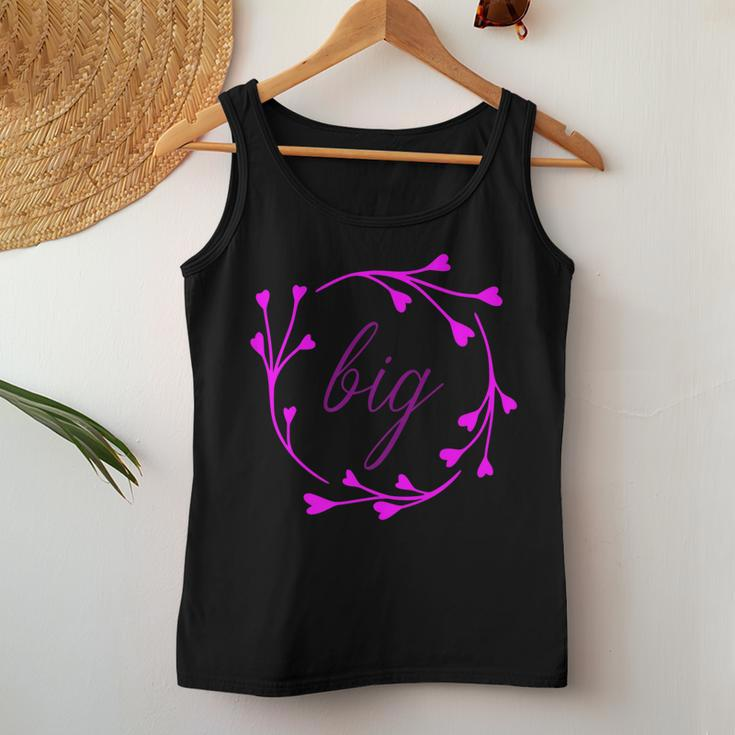 Big Sis Little Sister Sorority Family Reveal Women Tank Top Unique Gifts