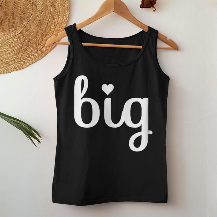 Big Sorority Sister With Heart Sorority Family Women Tank Top Unique Gifts