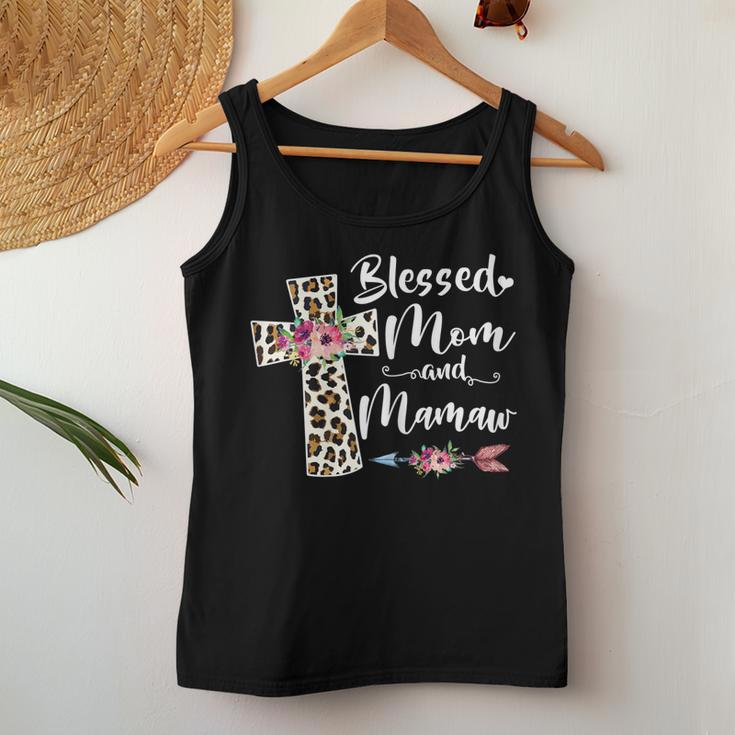 Blessed To Be Called Mom And Mamaw Women Tank Top Unique Gifts