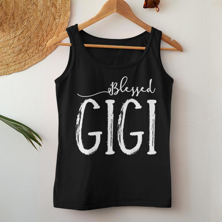 Blessed Gigi For Grandma Gigi Gifts For Mothers Day V2 Women Tank Top Basic Casual Daily Weekend Graphic Funny Gifts