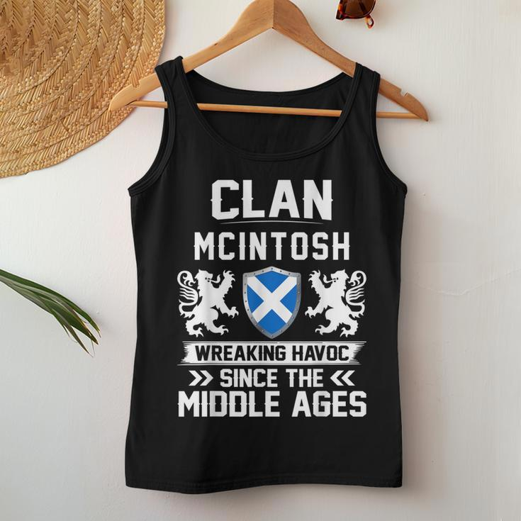 Clan Mcintosh Scottish Family Scotland Mothers Day Fathers Women Tank Top Basic Casual Daily Weekend Graphic Funny Gifts