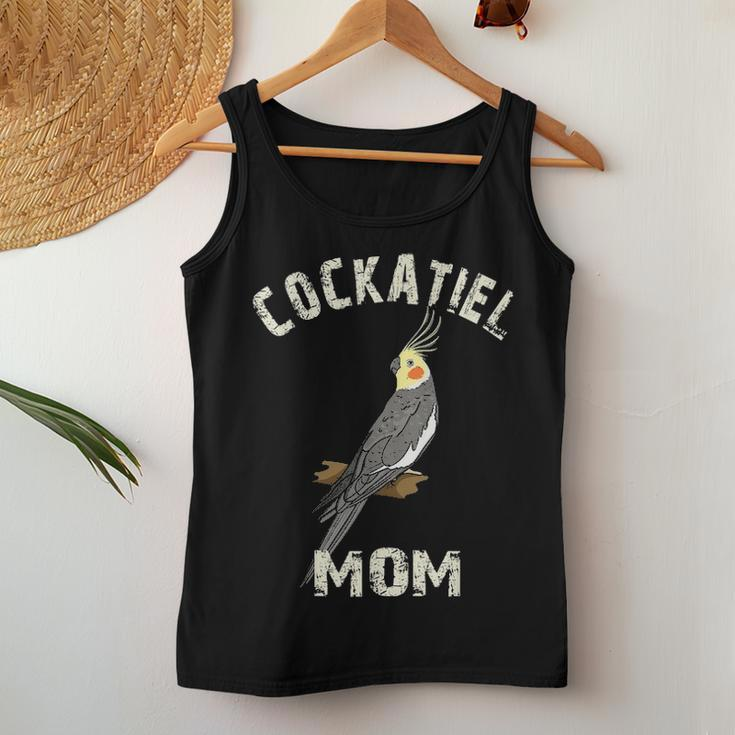 Cockatiel Mom Gift Cockatiel Parrot Bird Owner Gifts V2 Women Tank Top Basic Casual Daily Weekend Graphic Funny Gifts