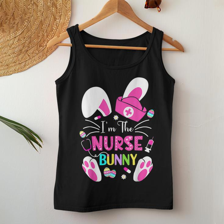 Cute Bunnies Easter Im The Nurse Nurse Life Rn Nursing Women Tank Top Basic Casual Daily Weekend Graphic Funny Gifts