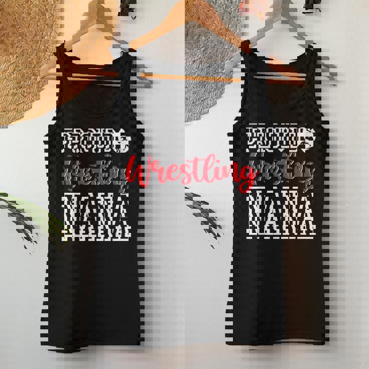 Cute Proud Wrestling Nana Mothers Day Christmas Women Tank Top Basic Casual Daily Weekend Graphic Personalized Gifts