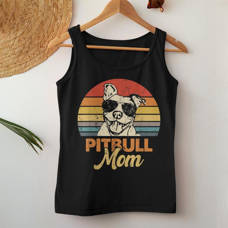 Funny Dog Pitbull Mom Pittie Mom Mothers Day  Women Tank Top Basic Casual Daily Weekend Graphic Personalized Gifts