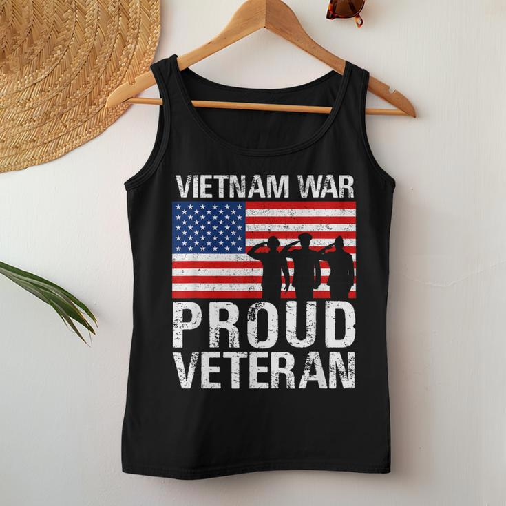 Gift For Military Men Women Proud Vietnam War Veteran Women Tank Top Basic Casual Daily Weekend Graphic Funny Gifts