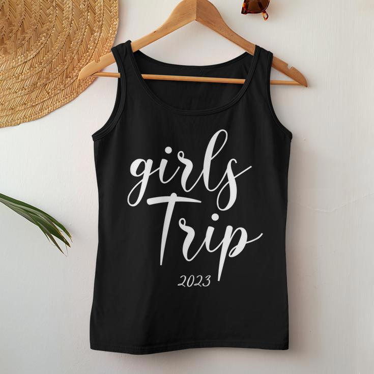 Womens Girls Trip 2023 Vacation Weekend Getaway Party Women Tank Top Unique Gifts