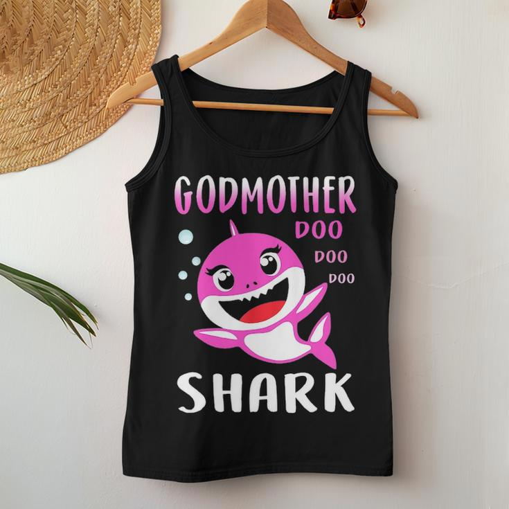 Godmother Shark Doo Doo Christmas Mothers Day Gifts Women Tank Top Basic Casual Daily Weekend Graphic Funny Gifts