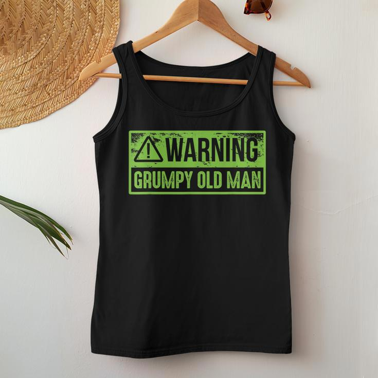 Grumpy Old Man Fathers Day For Men Sarcastic Women Tank Top Unique Gifts