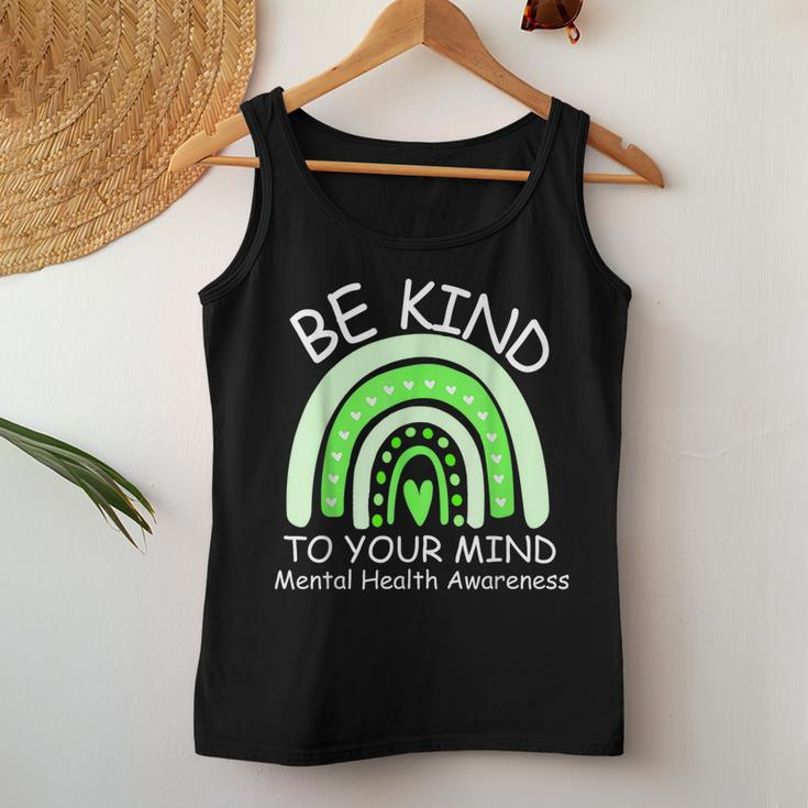 Be Kind To Your Mind Mental Health Awareness Women Tank Top Unique Gifts
