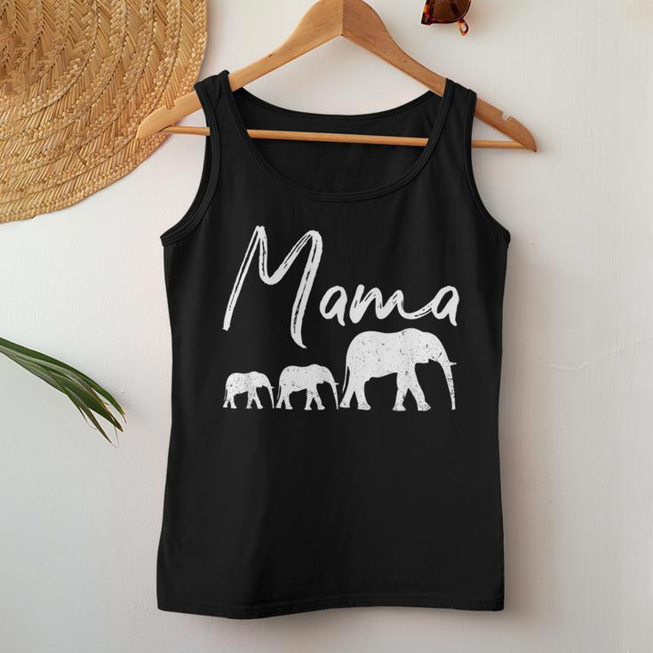 Mama Elephant Mothers Day Christmas Mommy Mom Best  Women Tank Top Basic Casual Daily Weekend Graphic Personalized Gifts