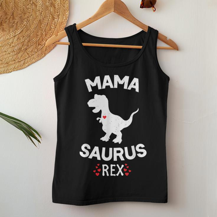 Mama-Saurus Dinosaur Shirt Rex Mother Day For Mom Mama Women Tank Top Unique Gifts