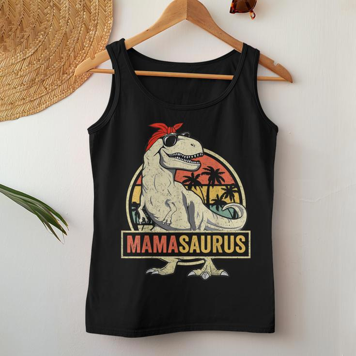 MamasaurusRex Dinosaur Mama Saurus Family Matching Women Women Tank Top Unique Gifts