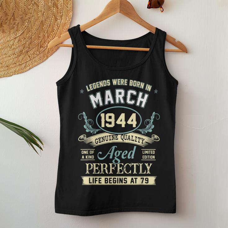 March 1944 79Th Birthday 79 Year Old Men Women Women Tank Top Unique Gifts