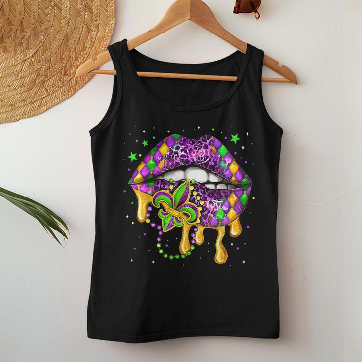 Mardi Gras For Women Lips Queen Carnival Costume Gift  Women Tank Top Basic Casual Daily Weekend Graphic Personalized Gifts