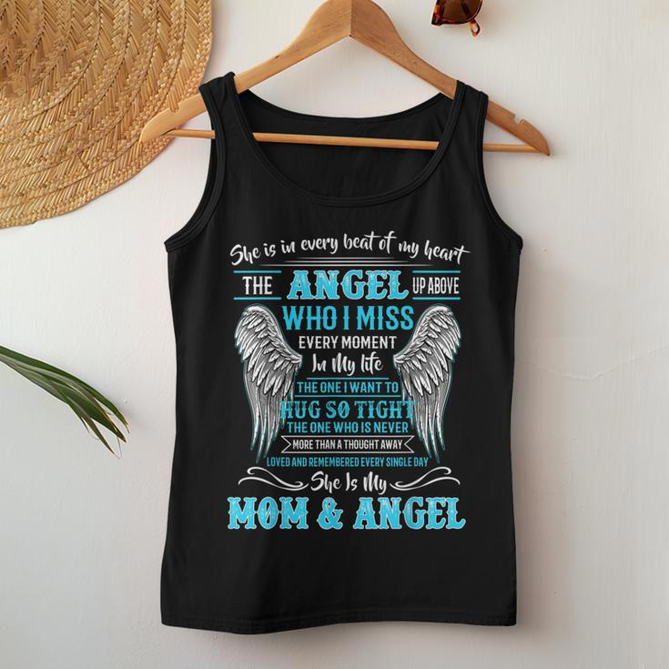 Memory Of Parents In Heaven For Daughter Son Loss Mom Women Tank Top Unique Gifts