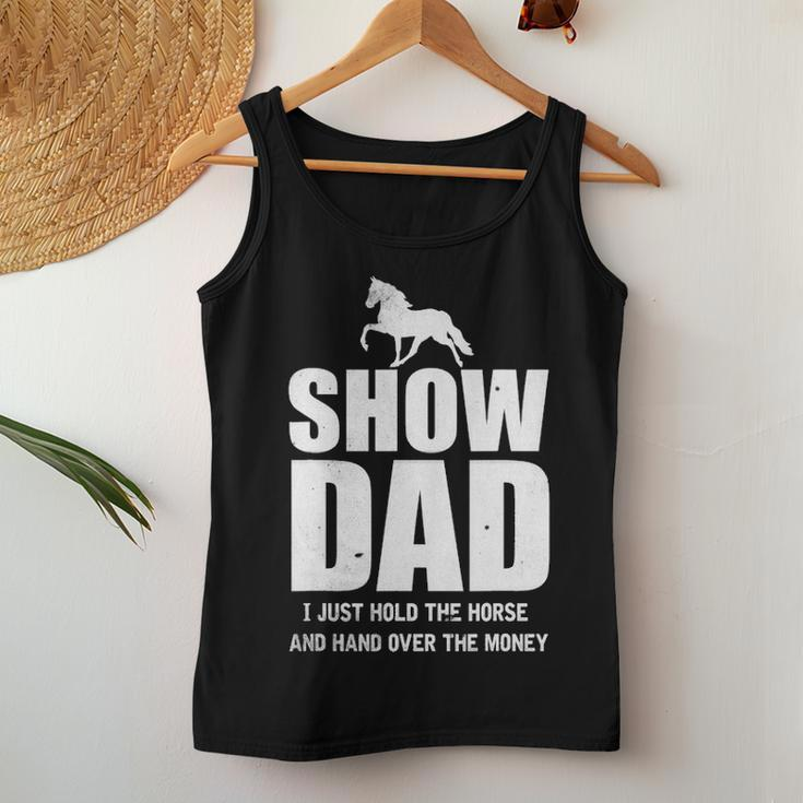 Mens Horse Show Dad Funny Horse Fathers Day Gift Women Tank Top Basic Casual Daily Weekend Graphic Funny Gifts