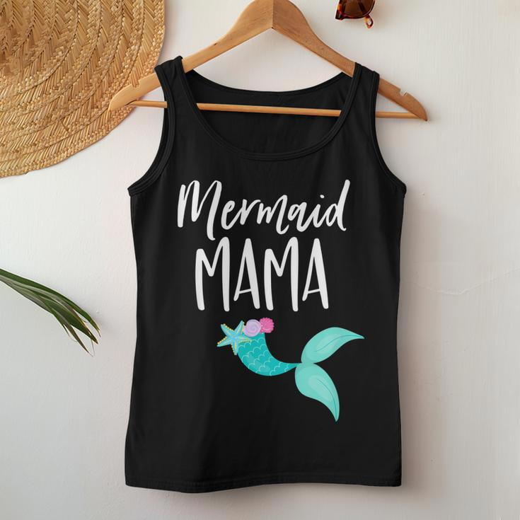 Mom Birthday Party Outfit Dad Mommy Girl Mermaid Mama Shirt Women Tank Top Unique Gifts