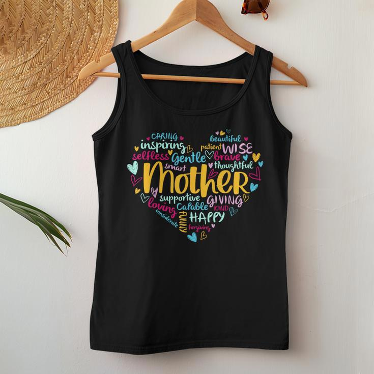 Women Mom Mother Hearts Women Tank Top Unique Gifts