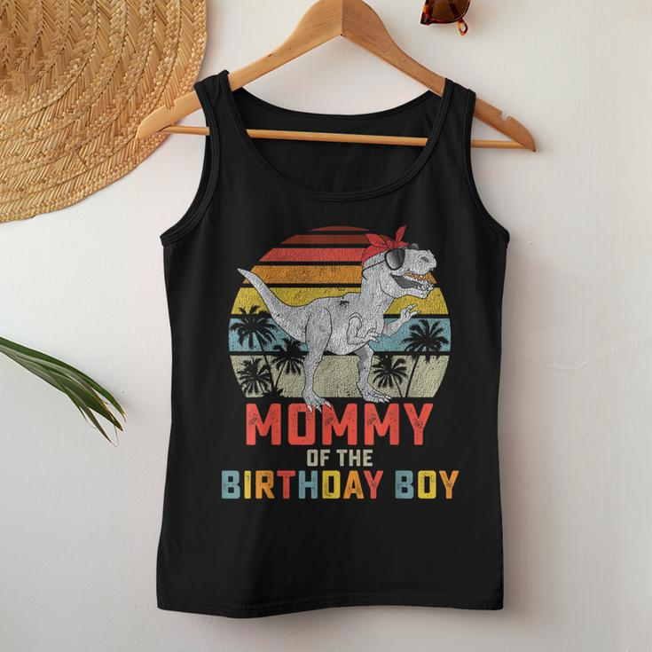 Mommy Dinosaur Birthday Boy Mom Matching Family Women Tank Top Unique Gifts