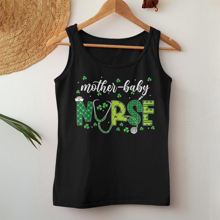 Mother Baby Nurse Postpartum Nurse St Patricks Day Women Tank Top Basic Casual Daily Weekend Graphic Personalized Gifts