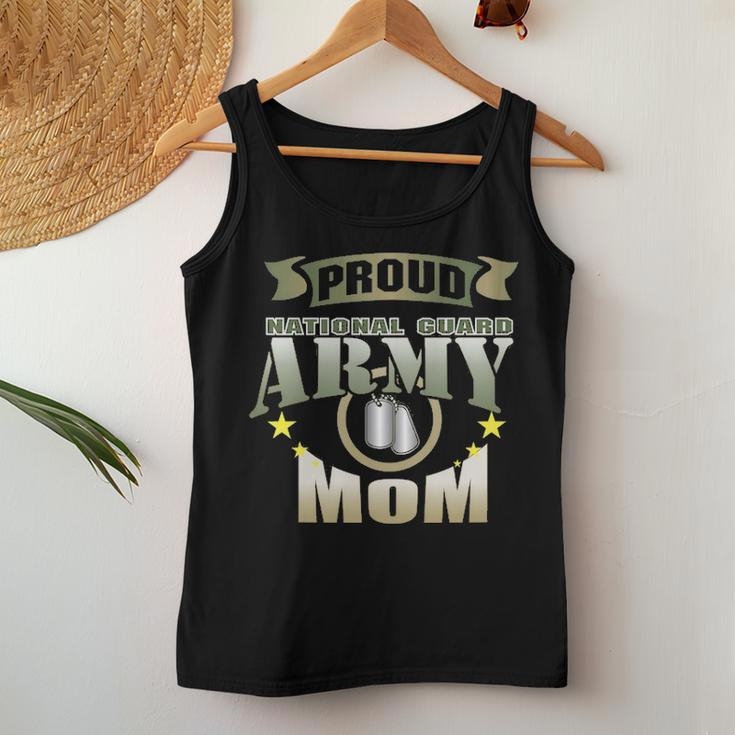 National Guard Mom Proud Army National Guard Mom Gift Women Tank Top Basic Casual Daily Weekend Graphic Funny Gifts