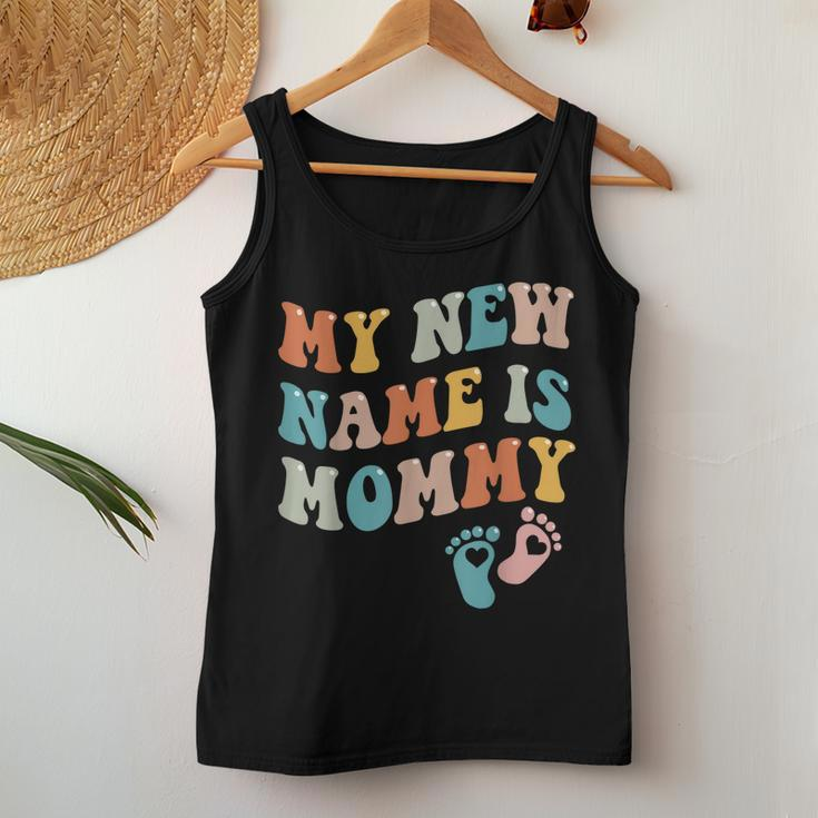 My New Name Is Mommy Newborn Parents Women Tank Top Unique Gifts