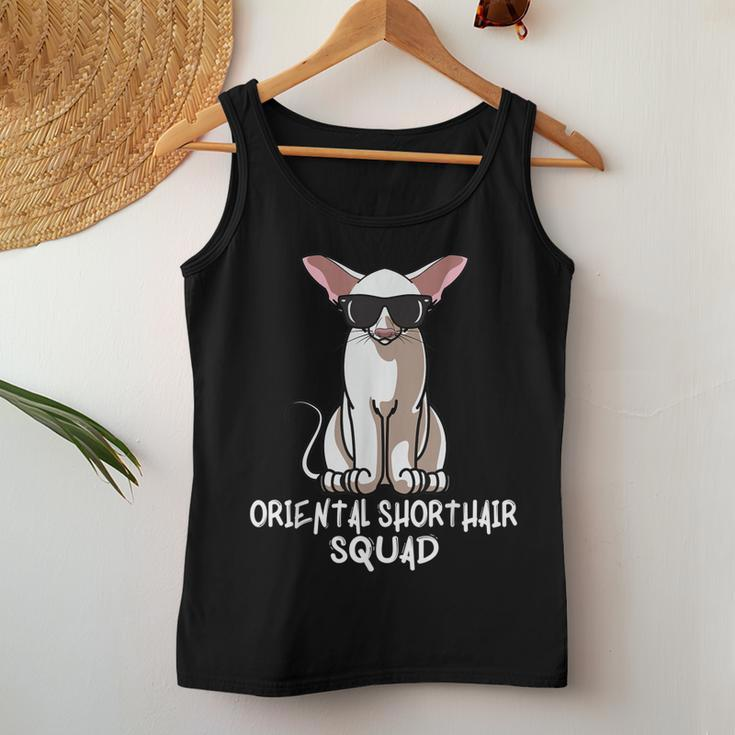 Oriental Shorthair Squad Cat Mom Squad Women Tank Top Unique Gifts