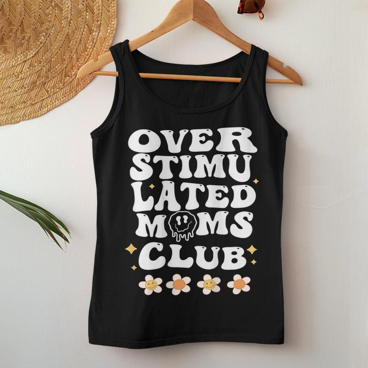 Overstimulated Moms Club For Mom Mother Day On Back Women Tank Top Unique Gifts