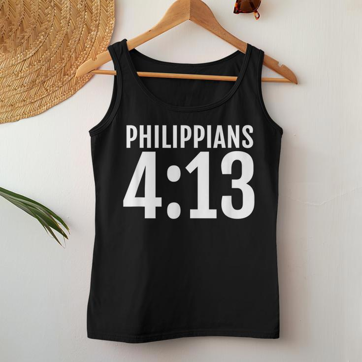 Philippians 413 I Can Do All Things In Christ Bible Women Tank Top Basic Casual Daily Weekend Graphic Funny Gifts
