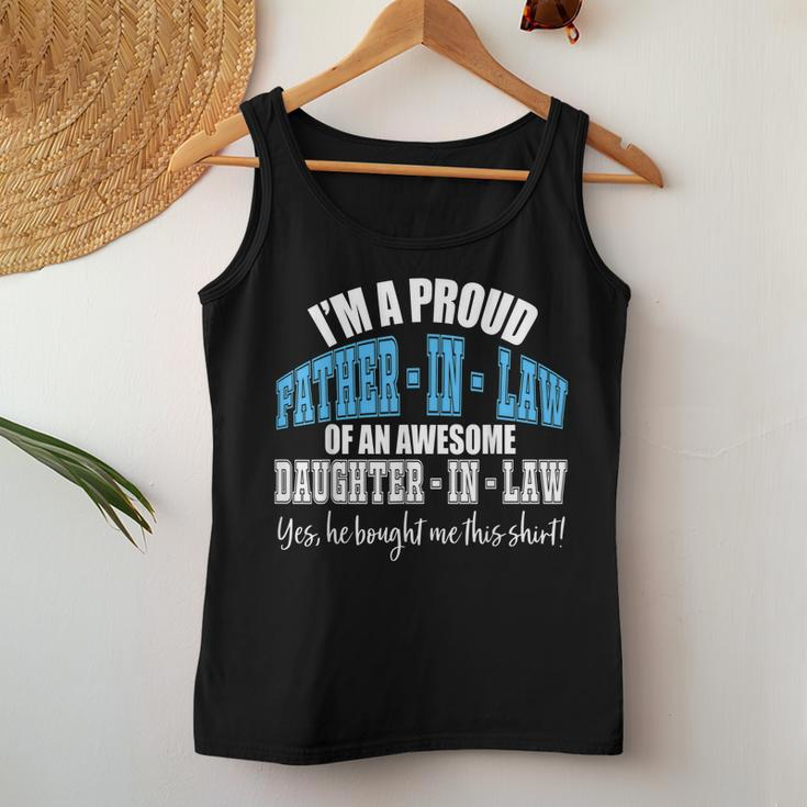 For Proud Fatherinlaw From Daughterinlaw Women Tank Top Unique Gifts