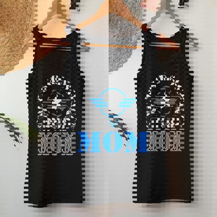 Proud Mom Us Air Force Usaf Veteran Women Tank Top Unique Gifts