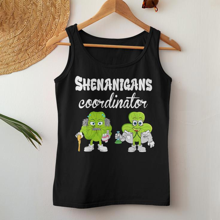 Shenanigans Coordinator Teacher St Patricks Day Shenanigans V2 Women Tank Top Basic Casual Daily Weekend Graphic Funny Gifts