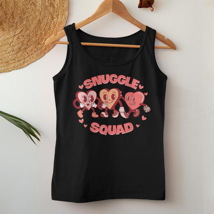 Snuggle Squad Funny Nicu L&D Nurse Happy Valentines Day Women Tank Top Basic Casual Daily Weekend Graphic Funny Gifts