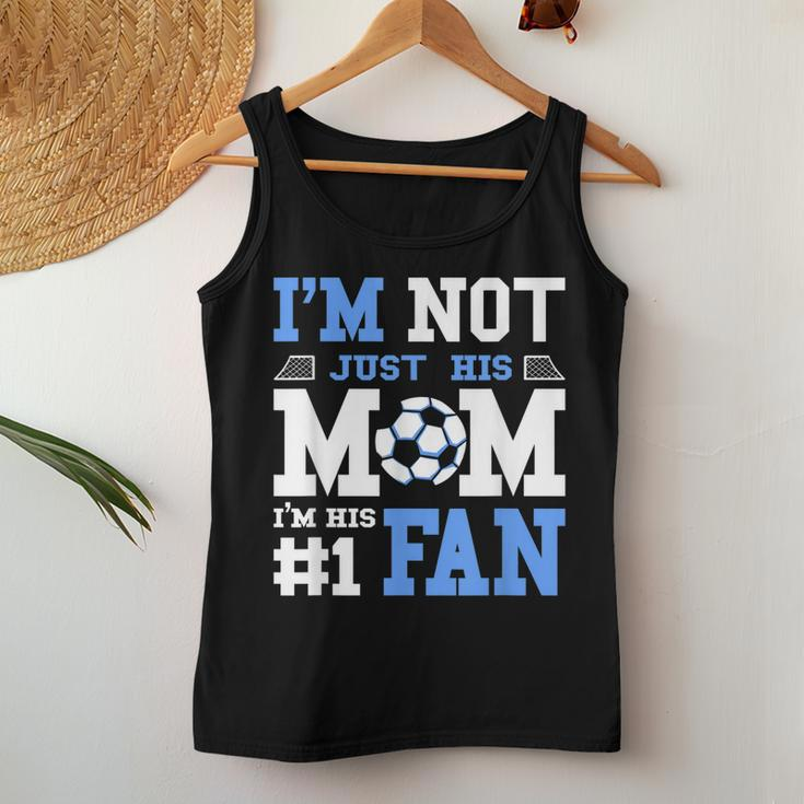 Soccer Mother Number 1 Fan - Soccer Mom Women Tank Top Basic Casual Daily Weekend Graphic Personalized Gifts